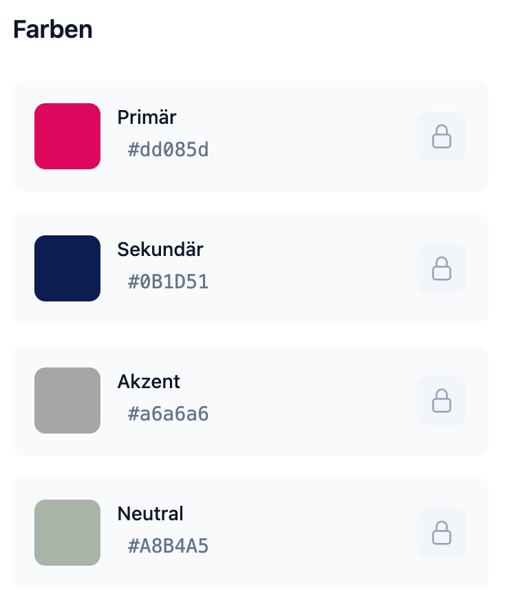 DrWebble CMS Farben einstellen